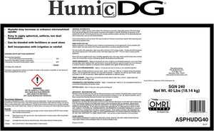 HumicDG Organic Pellets (HOP) 40lb (40,000sf)